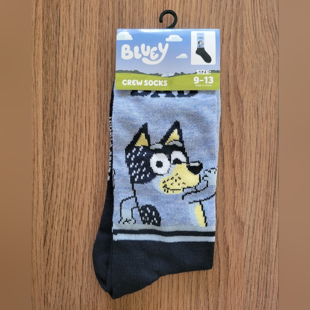 🎶"DAD!" Bandit Bluey Socks
